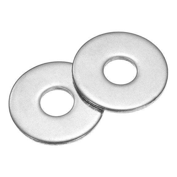 50Pack Fender Washers, M5 304 Stainless Steel Flat Washer 16mm OD 1.5mm Thick