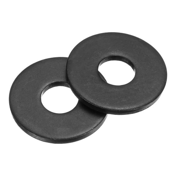 50Pack Fender Washers, M6 Carbon Steel Flat Washer 18mm OD 1.5mm Thick