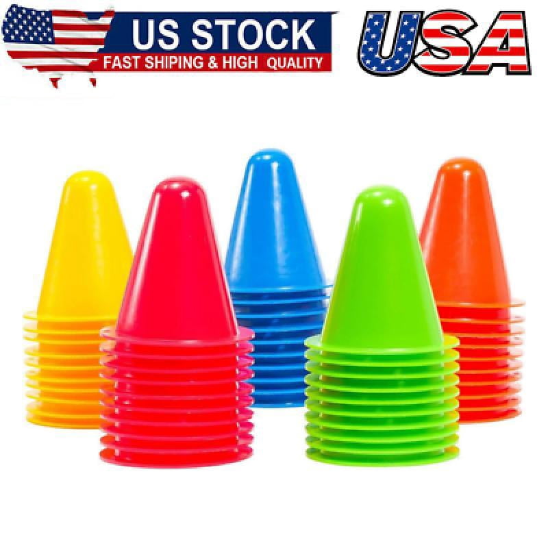 50Pack Mini Cones for Classroom,Traffic Cones,Sports Cones for Soccer ...