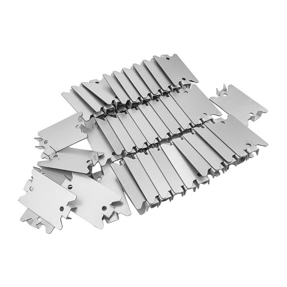 50Pack Nail Plate for Wood Studs, Cable Wire Protector Plate, 1.5 x 2.5 Inch Smile Home