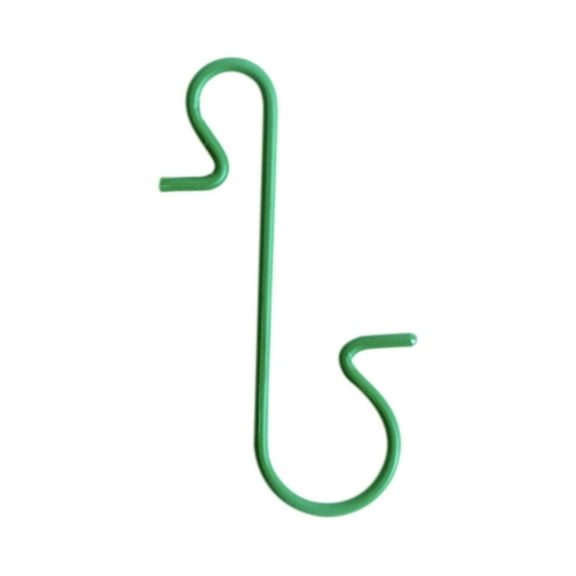 50Pack Ornament Hooks Green, Christmas/Easter Ornament Hangers, Christmas Tree Hanger Baubles Ball Metal Hooks Xmas Easter Decoration S Hooks, 1.1"