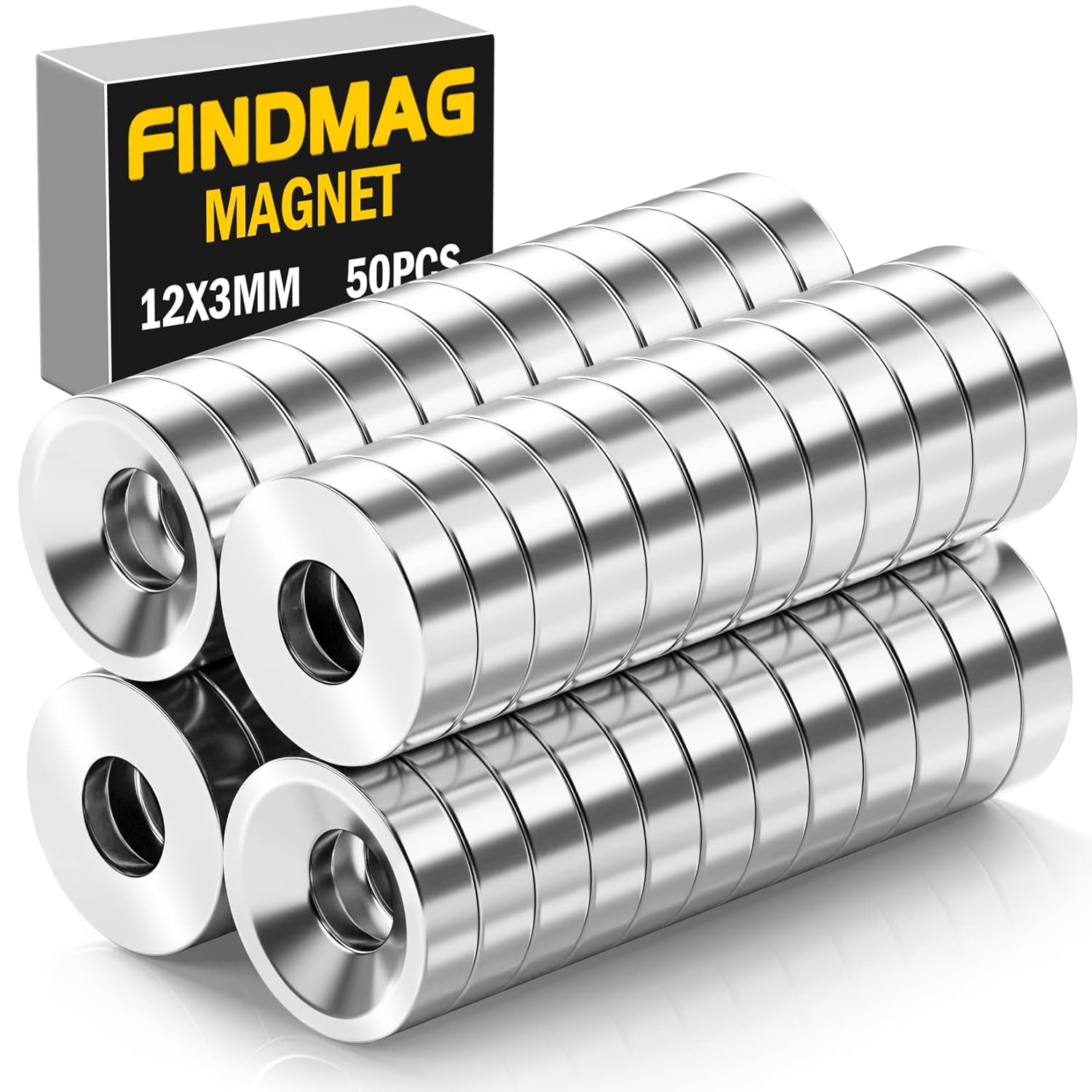 Matrix Magnets, Circles, Silver, 0.38 Matrix Magnets, Circles, Silver, 0.38