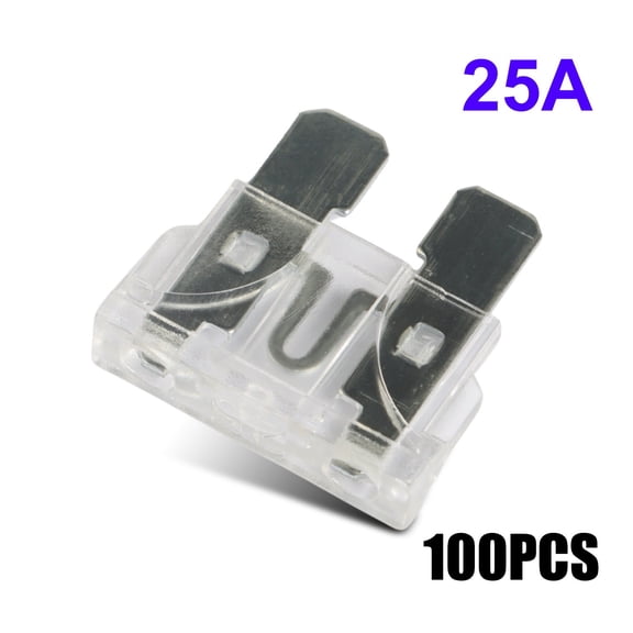 50Pair 25 Amp ATC/ATO Standard Regular Fuse Blade 25A for Car Truck Boat Marine
