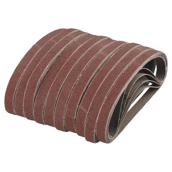 50Pc 330Mm X 10Mm Belt Power Finger File Sander Abrasive Sanding Belts 80
