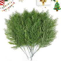 50Pcs/100Pcs Artificial Pine Branches Faux Pine Sprigs Leaves Christmas Decoration Fake Christmas Greenery Stems Plastic Pine Picks -for DIY Craft Festive Home Decor