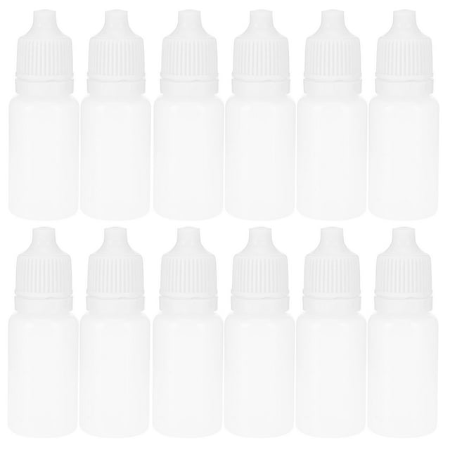 50Pcs 10ml Eye Liquid Bottle Portable Squeezable Empty Eye Drops