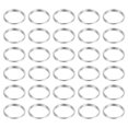 thumbnail image 1 of 50Pcs 10mm Double Loops Split Rings, Small Round Jump Ring Connector, Silver, 1 of 6