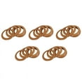 thumbnail image 1 of 50Pcs 1100W Dental Compressor Use Pistons Polyimide Rubber Ring Oil Free Air Compressor Rings, 1 of 9