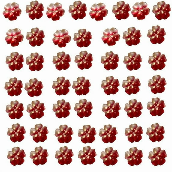 50Pcs 14mm Clear Glass Beads For Necklace Bracelets Jewelry Making Project