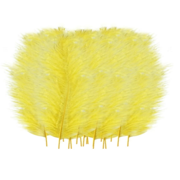 50-Pack Ostrich Feather Decor - Wedding Centerpiece Plumage for Diy Hair Accessories, Masquerade Masks, Event Garlands (15-20Cm White/Pink), Cxui Decoration Ornaments