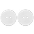 50Pcs 2 Holes Resin Buttons,Sewing Flatback Button,Round Craft Buttons