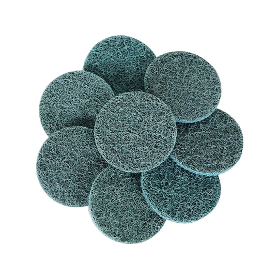 50Pcs 2 Inch Blue Quick Change Surface Prep Conditioning Discs, R-Type Fine Disc for Cleaning, Finishing and Deburring on Metals