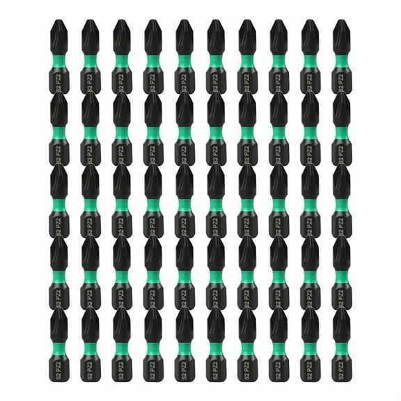 50Pcs 25mm PZ2 S2 Alloy Steel Screwdriver Bit Sets for Drill Impact Screwdriver Hex Magnet Professional Work Tools New