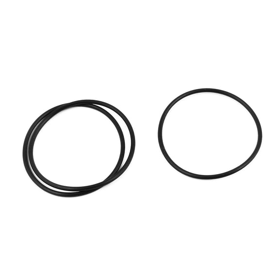 50Pcs 25x1mm Nitrile Rubber O-rings Heat Resistant Sealing Ring Grommets Black