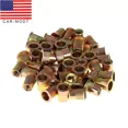 thumbnail image 1 of 50Pcs 3/8-16 Rivet Nut Rivnut Insert Nutsert Carbon Steel Zinc Plated, 1 of 5