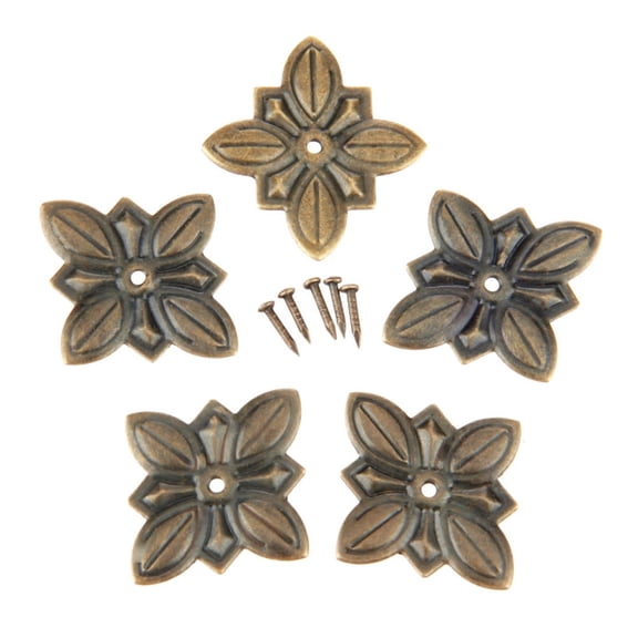 50Pcs Antique Bronze Furniture Upholstery Nail Tachas Jewelry Gift Case Box Door Sofa Decorative Tack Stud Pushpin 30*27mm