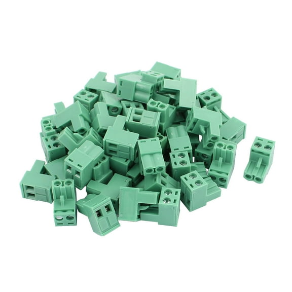 50Pcs 300V KF2EDGK 5.08mm Pitch 2-Pin PCB Screw Terminal Block Connector