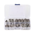 thumbnail image 1 of 50Pcs 302 Stainless Steel Inner Thread Self Tapping Thread Inserts Set Thread Reinforce Repair Tool Threaded Inserts for Metal Thread Inserts for Metal, 1 of 5