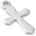 thumbnail image 1 of 50Pcs 304 Stainless Steel Tiny Charms Coherent Light Cut Metal Charms Pendant Stainless Steel Color Pendant Decoration for Necklace Bracelet Jewelry Making 11.5x7x0.5mm Hole: 1mm, 1 of 3