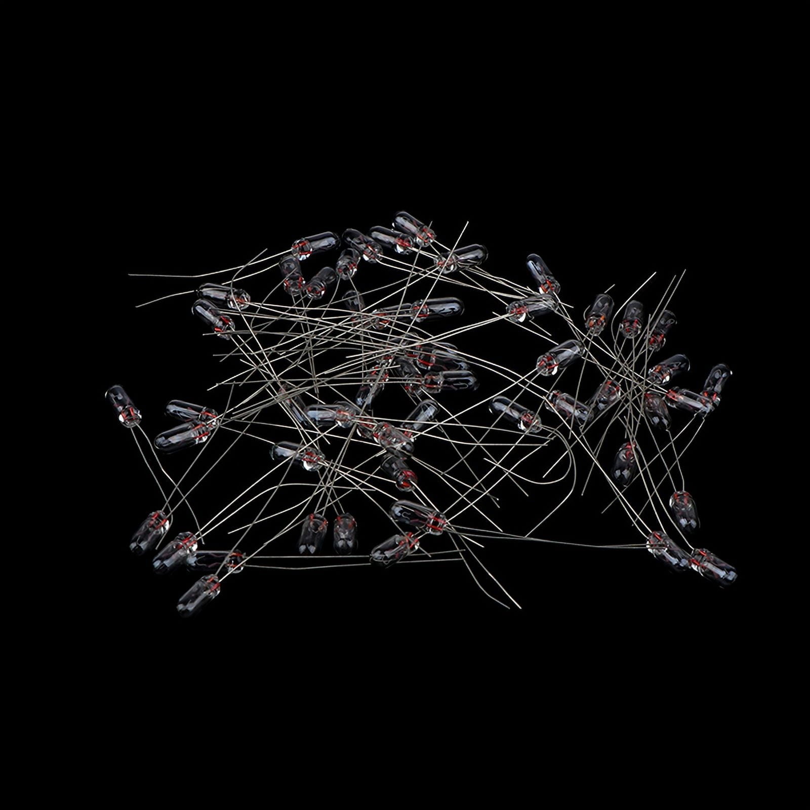 50Pcs 3mm 12V Edison Miniature Neon Indicator Lamp Incandescent ...