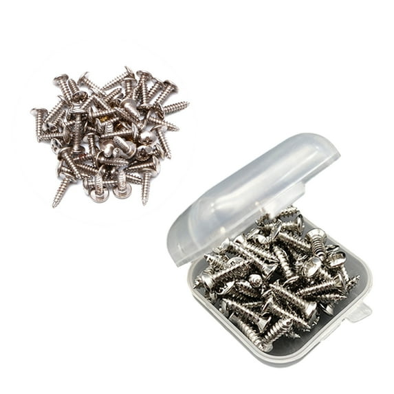 50Pcs 3mm Guitar Protective Plate Screws Scratch Plate Mounting Screws ...