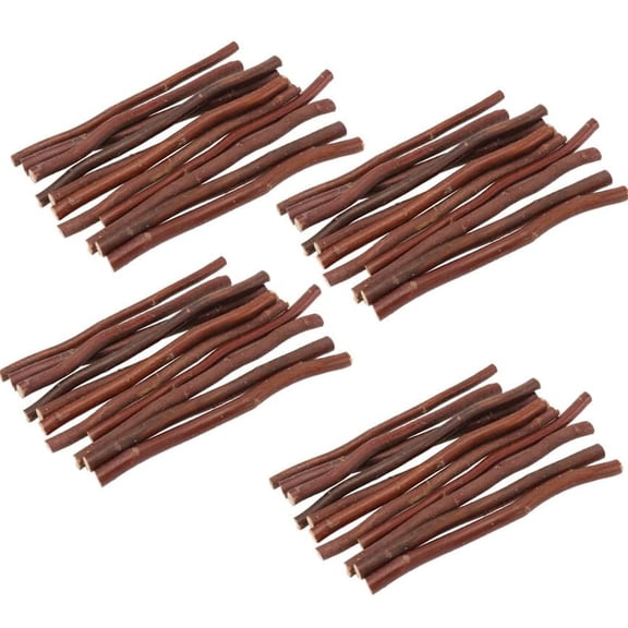50Pcs 4 Inch Wood Sticks for Crafts,Bexikou 0.1-0.3 Inch Diameter Sticks Twigs for Crafts,Natural Wood Log Craft Sticks for Photo Props, DIY Crafts, Home Decorations