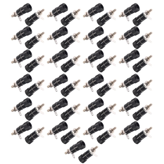 50Pcs 4mm Banana Plug Socket Replacement Binding Posts Terminals Electrical Connectors Terminals Easily to Install