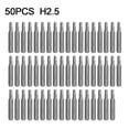 thumbnail image 1 of 50Pcs 4mm Small Hex Shank Screwdriver Bits Set Hexagon Socket Batch Head Tools H2.5, 1 of 9