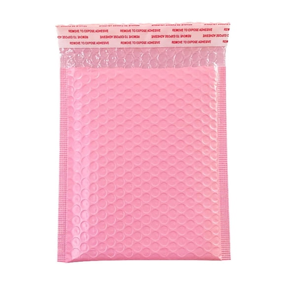 50Pcs 5x7Inch Light Pink Shipping Bags,Small Padded Envelopes Poly,Padded Shipping Envelopes Selfs Seals,Excellent Protection for Shipment,Suitable for Mailing Paintings,Fashion Accessories,Jewelry