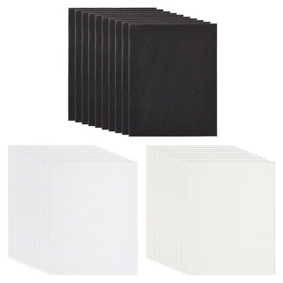 50Pcs 7.9x9.8" Flower Press Paper Kit 10Pcs Drying Paper 10Pcs Sponge Sheet 30Pcs Lining Paper Bloting Paper Set for Pressing Flower Making Dried
