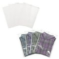 thumbnail image 1 of 50Pcs 9.84 x 7.87" Frosted Zipper Plastic Apparel Bags for Clothing, 1 of 6