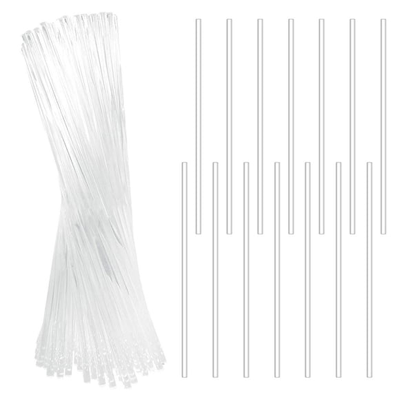 50Pcs Acrylic Lollipop Sticks Candy Sticks DIY Lollipop Sticks Acrylic Chocolate Sticks Stir Sticks