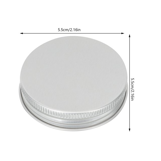 50Pcs Aluminum Bottle Caps Mason Jar Sealing Lids Portable Small Screw