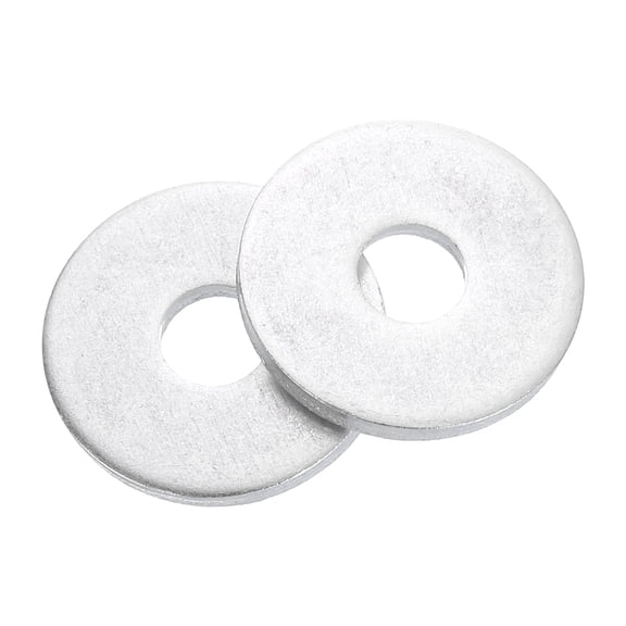 50Pcs Aluminum Flat Washer, M6x20x2mm Seal Gaskets Flat Ring for Screws Bolts