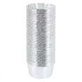 thumbnail image 1 of 50Pcs Aluminum Foil Cupcake Cups Disposable Muffin Liners Baking Cups Aluminum Cupcake Tip Pan Ramekin Holders Little Pudding Cups-Silver, 1 of 9