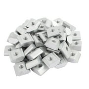 50Pcs Aluminum Solar Panel Mounting Brackets-Mid Clamp for Framed Panels