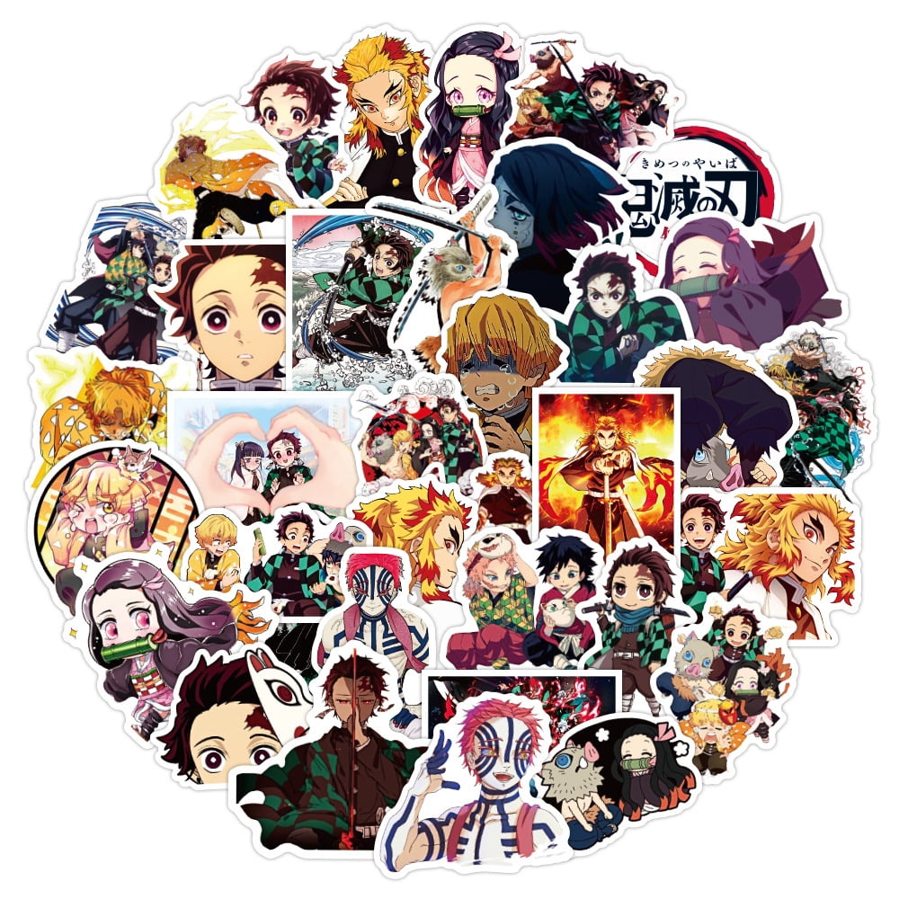 300 Pcs Anime Mixed Stickers, Classic Anime Themed Sticker Pack, Vinyl  Waterproof Sticker Decals For Water Bottles Laptop Skateboard Notebook,  Gift Fo