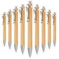 thumbnail image 1 of 50Pcs Bamboo Pen Wood Ballpoint Thank You Bulk Appreciation Gift for Women Men Office Teacher Coworker Black Ink, 1 of 4