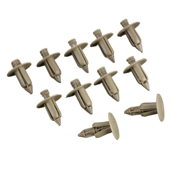 50Pcs Beige Plastic Rivets Car Door Trim Panel Fastener Clips Retainer 39964090 For Volvo C70 S60 S80 V70 1997 98-06 07 08 09 10