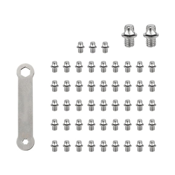 50Pcs Bicycles Pedal Spikes Nonslip Nails Replacement Screws Pin 4mm Threading Bolts Pin Pedal Part Accessories