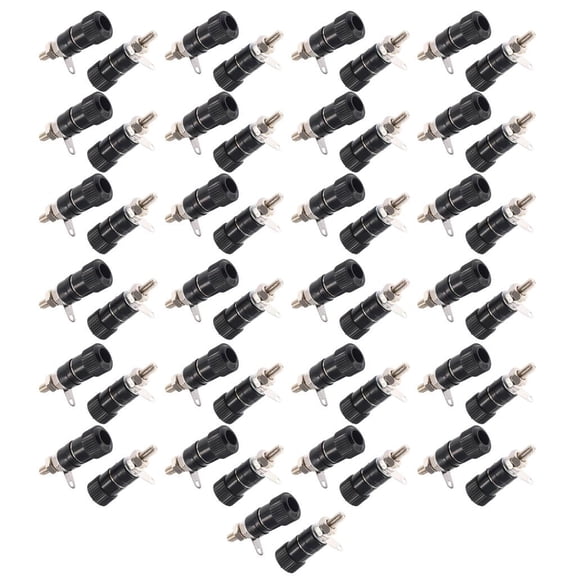 50Pcs Binding Posts Terminals 4mm Banana Socket Binding Post Banana Plug Socket