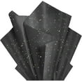 thumbnail image 1 of 50Pcs Black Glitter Tissue Paper, 50x33cm, Decorative Craft Gift Wrapping Supplies for Party Wedding DIY, 1 of 4