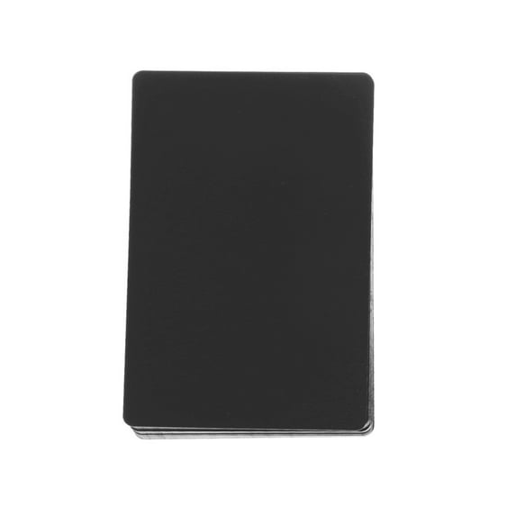 50Pcs Blank Sublimation Metal Name Card Thick Laser- Engraved Smooth DIY Custom Metal Blank Printing Business Cards Kit
