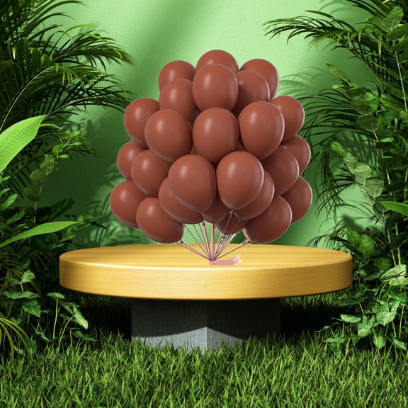 50Pcs Brown Balloon Latex Balloons Arch Set Neutral Coffee Balloons for Wedding Graduation Birthday Party Decor