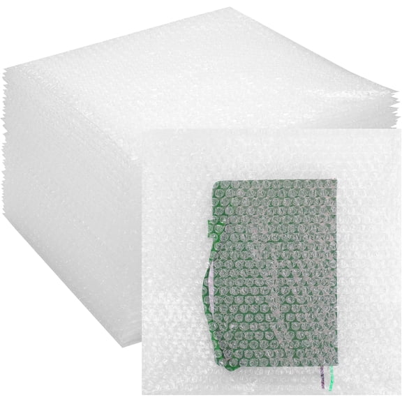 50Pcs Bubble Out Bags Pouches 12"x 12" Bubble Pouches Cushioning Packaging Bags, Double Walled Cushioning Bags Thickening Shockproof Foam Bags for Moving, Shipping, and Storage