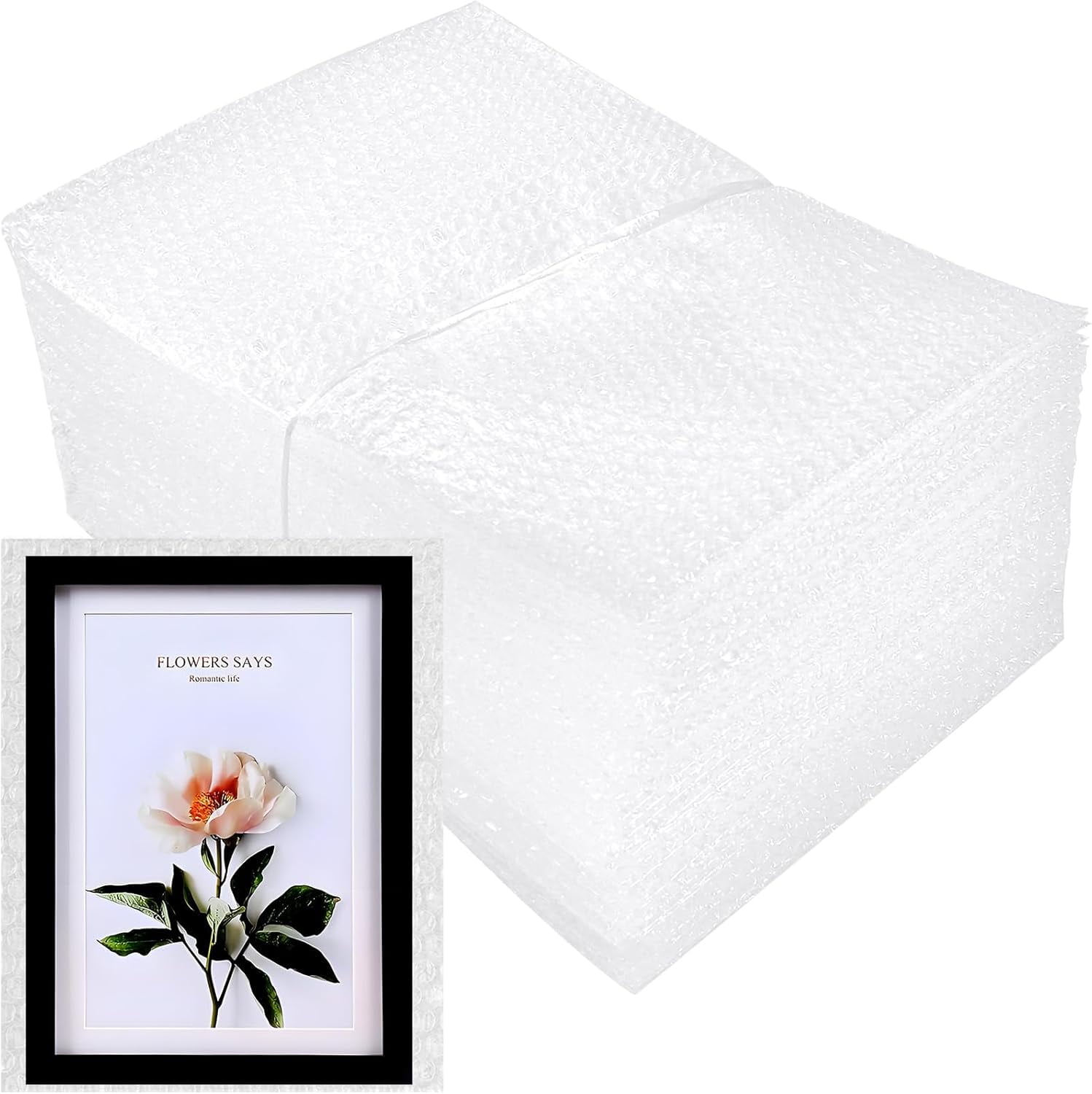 50Pcs Bubble Pouches Wrap Bag, 12''x16'' Double Wall Shockproof Bubble Bags, Clear Bubble Out Bags for Packing, Cushioning Bags for Moving, Shipping and Packing