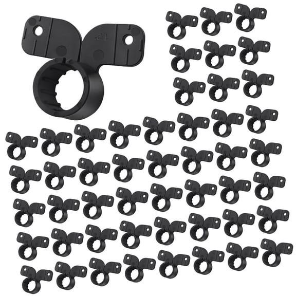 50Pcs Butterfly Style Pex Tubing Clamps 2 Hole Mount Strap Pipe Bracket