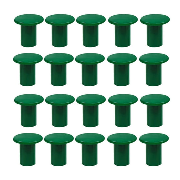 50Pcs Bamboo Plastic Cane Topper Protectors for Garden Cane Caps