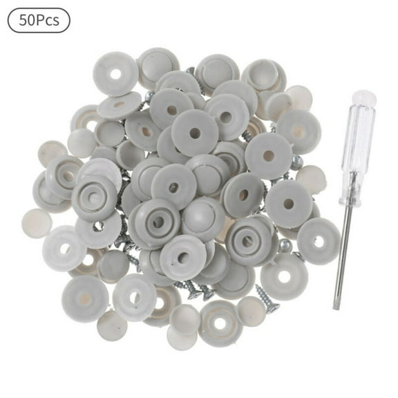 50Pcs Car Button Snaps Roof Snap Rivet Buckle Automotive Headliner Repair Button+Screwdriver High Quality Car Repair Kit