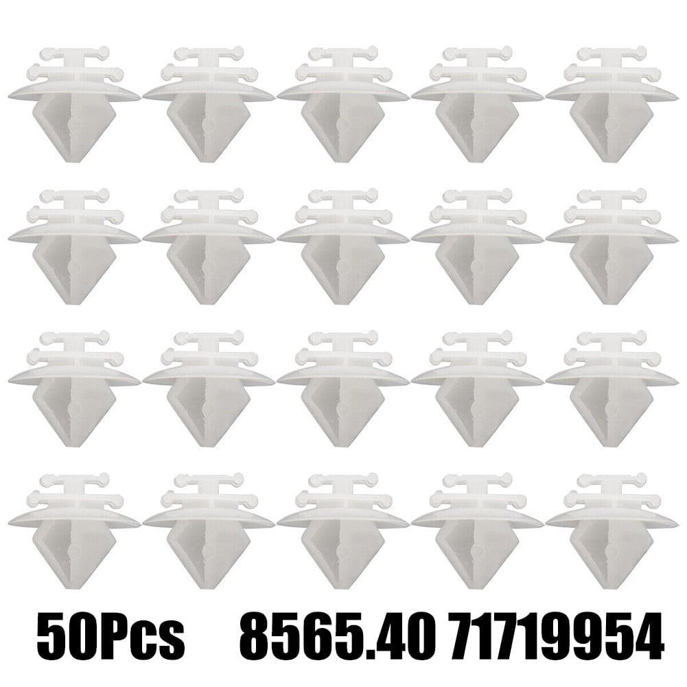 50Pcs Car Exterior Door Trim Clips for C2 C3 206 207 8565.40 856540 7701056846 50Pcs